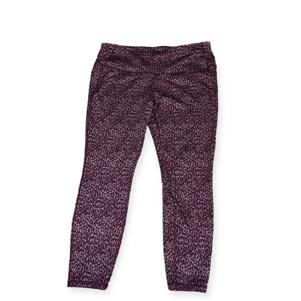All in Motion purple cheetah print fitness pants
